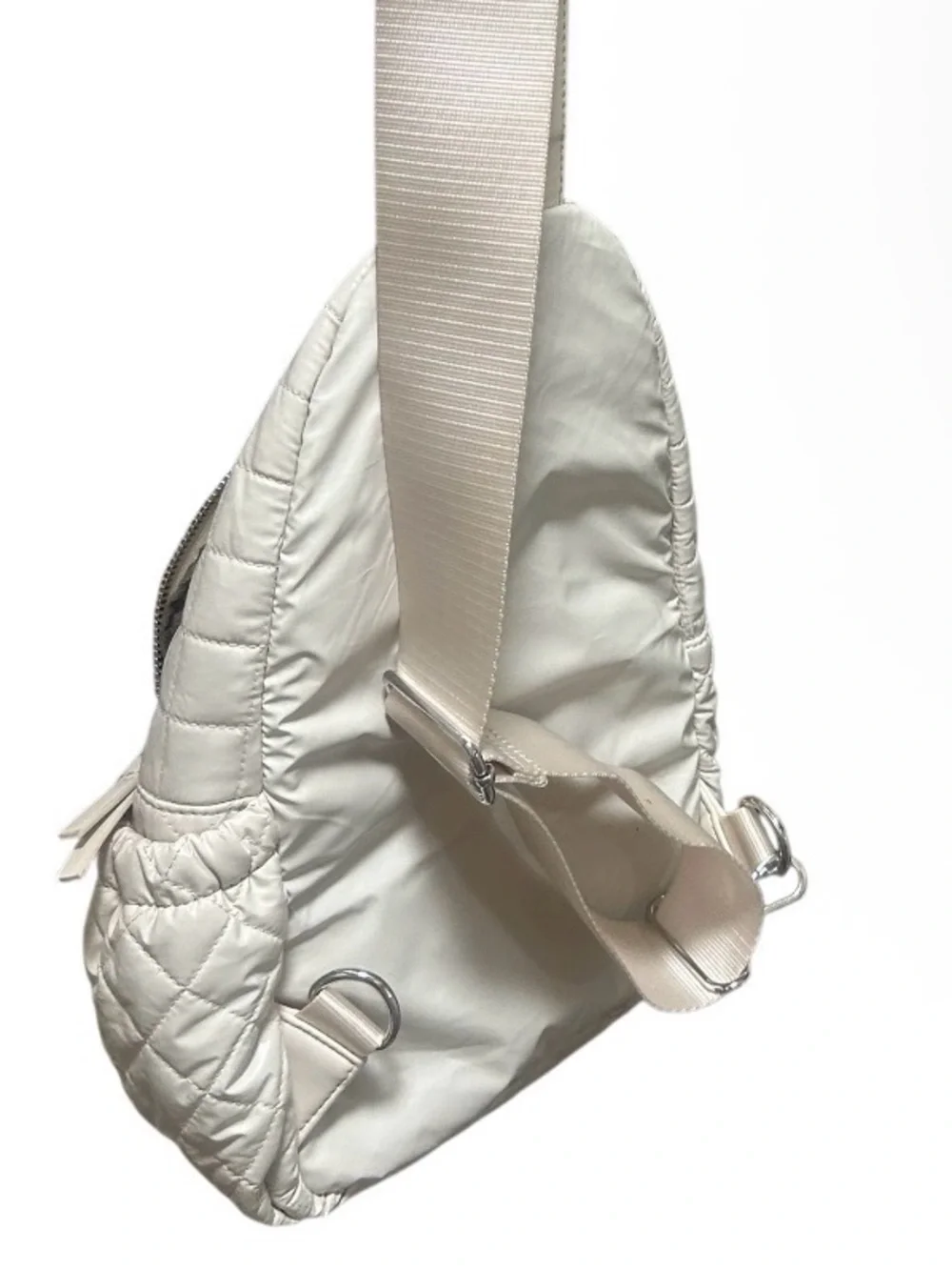Tutilo New York Quilted Cream Sling Bag